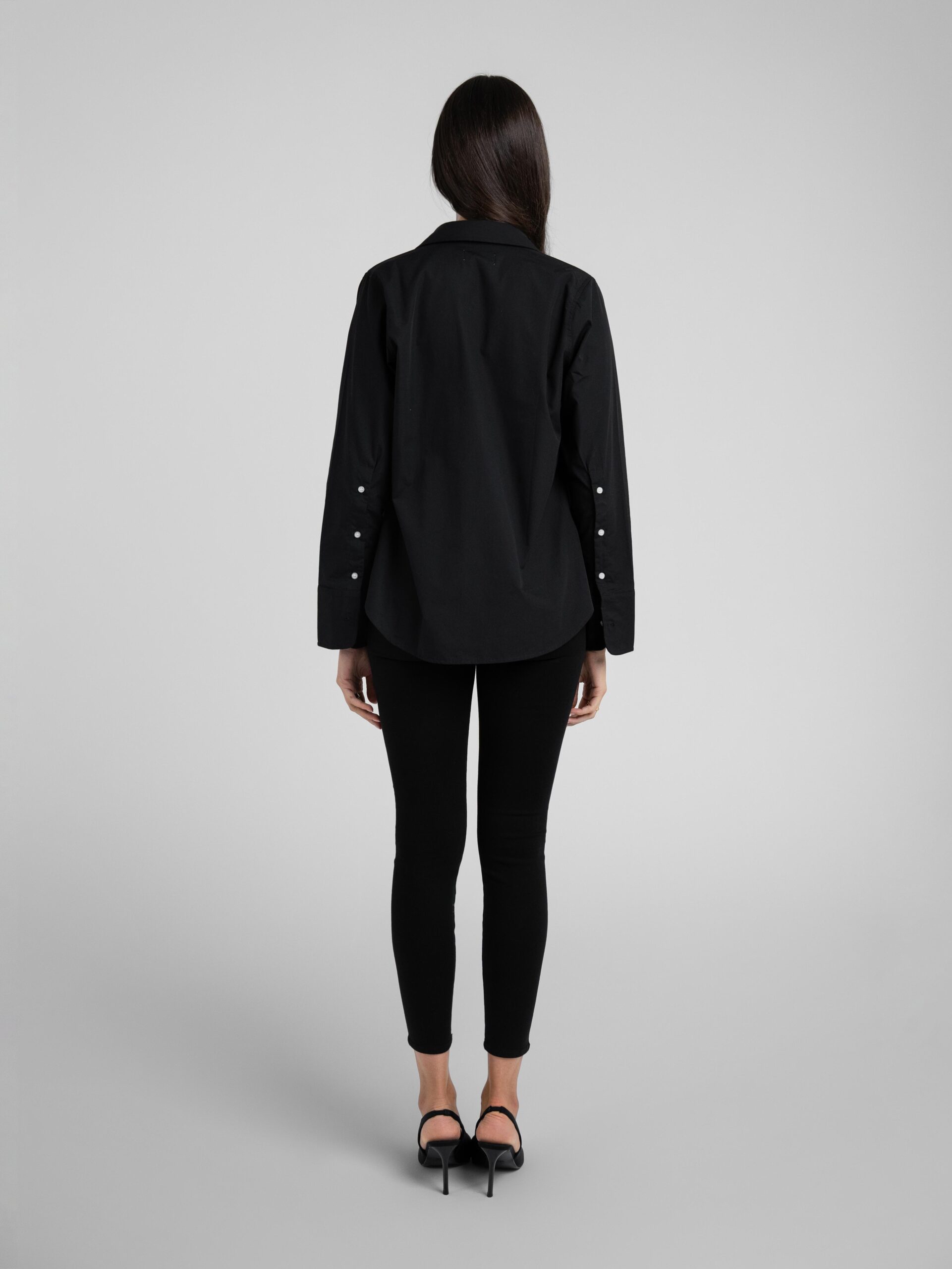 Billy Classic Button Down In Black