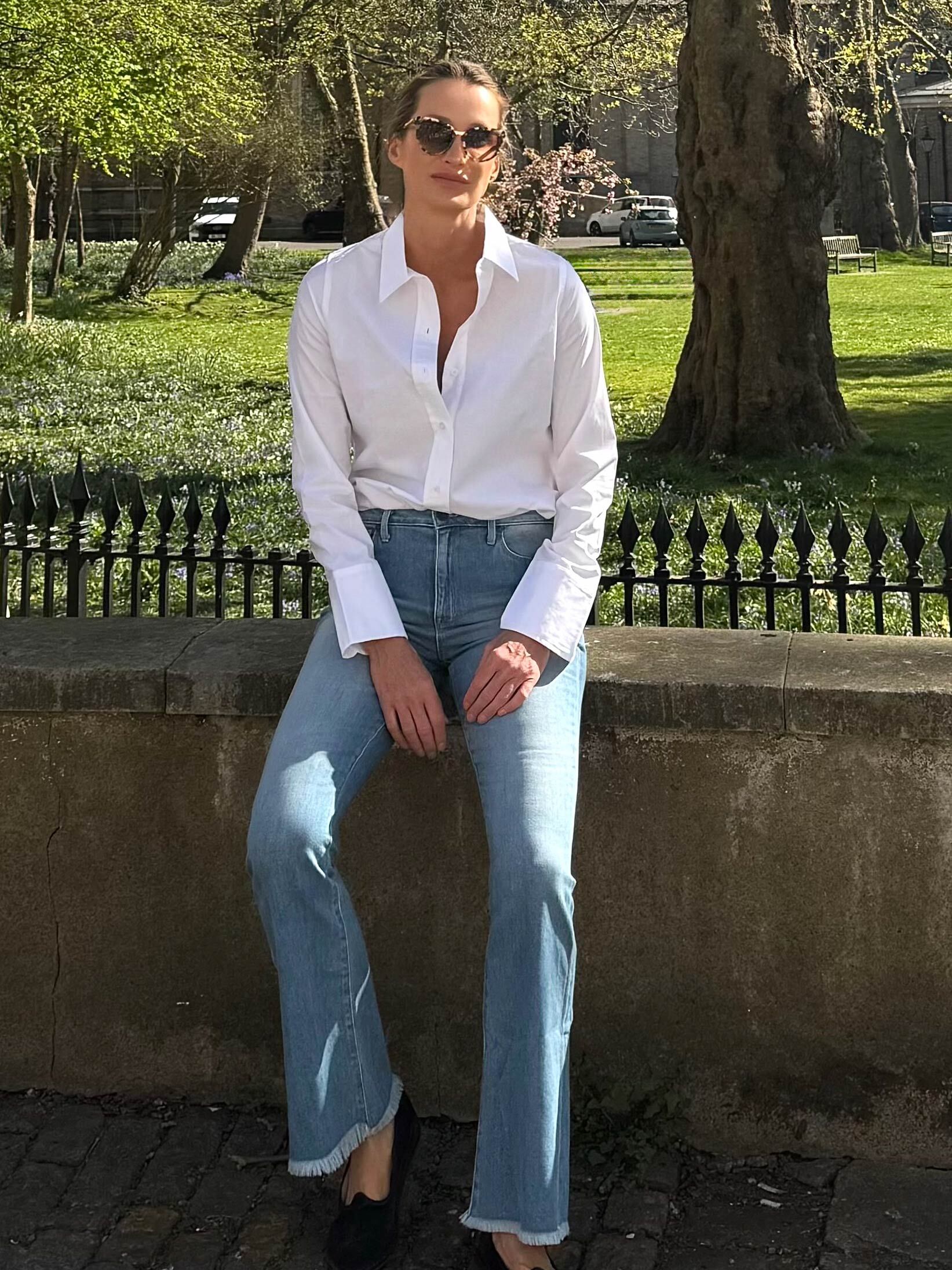 Billy Classic Button Down In White