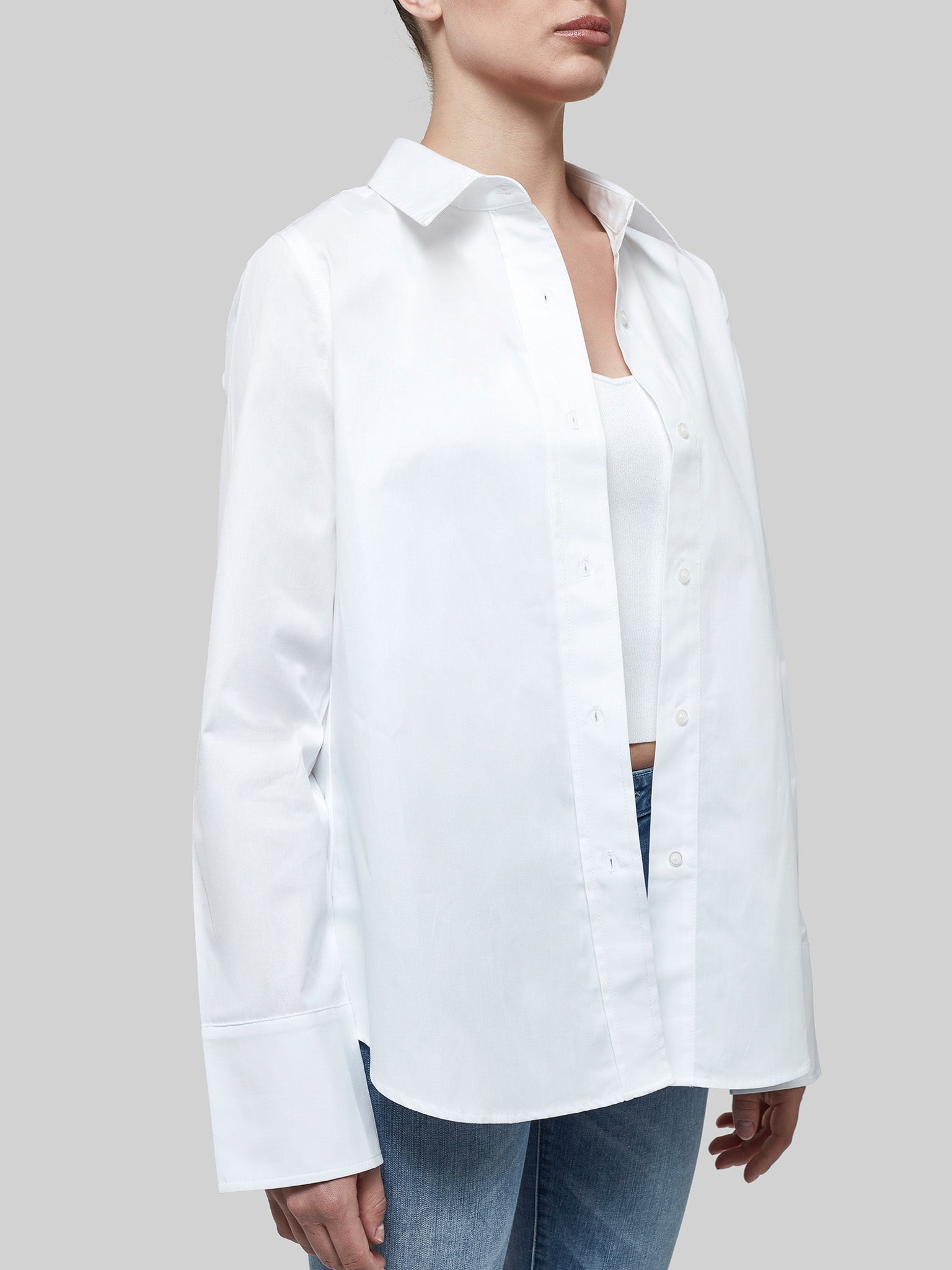 Billy Classic Button Down In White