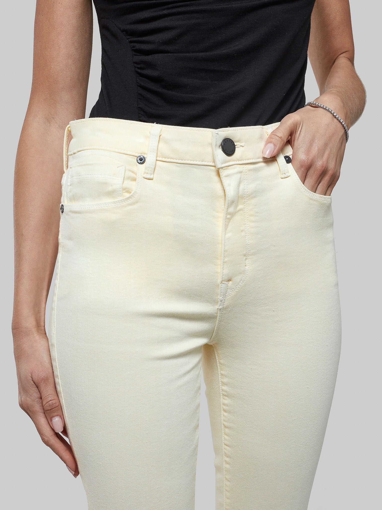 Bombshell Skinny w/RawHem in Creamsicle