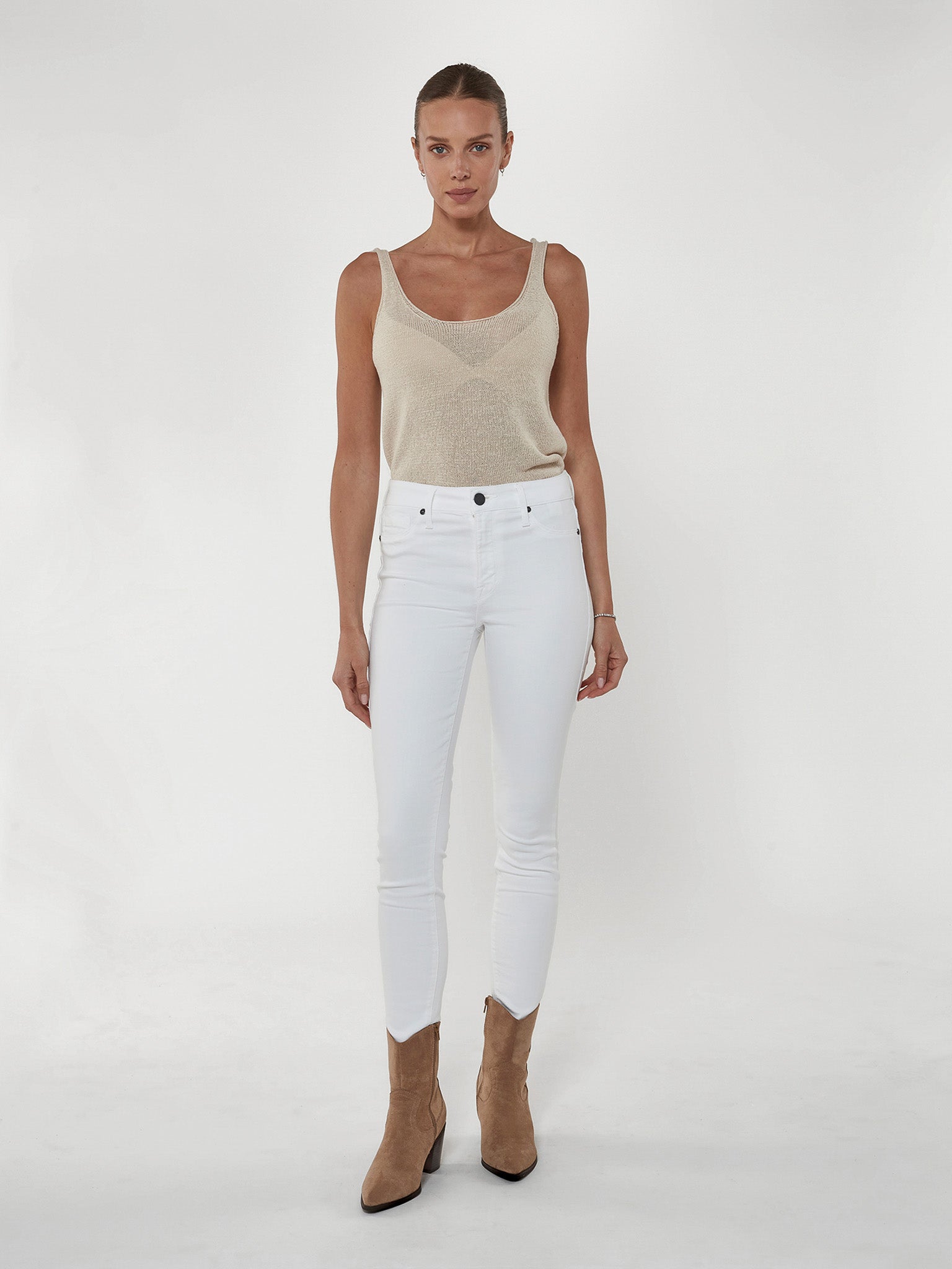 Bombshell Skinny in Eternal White
