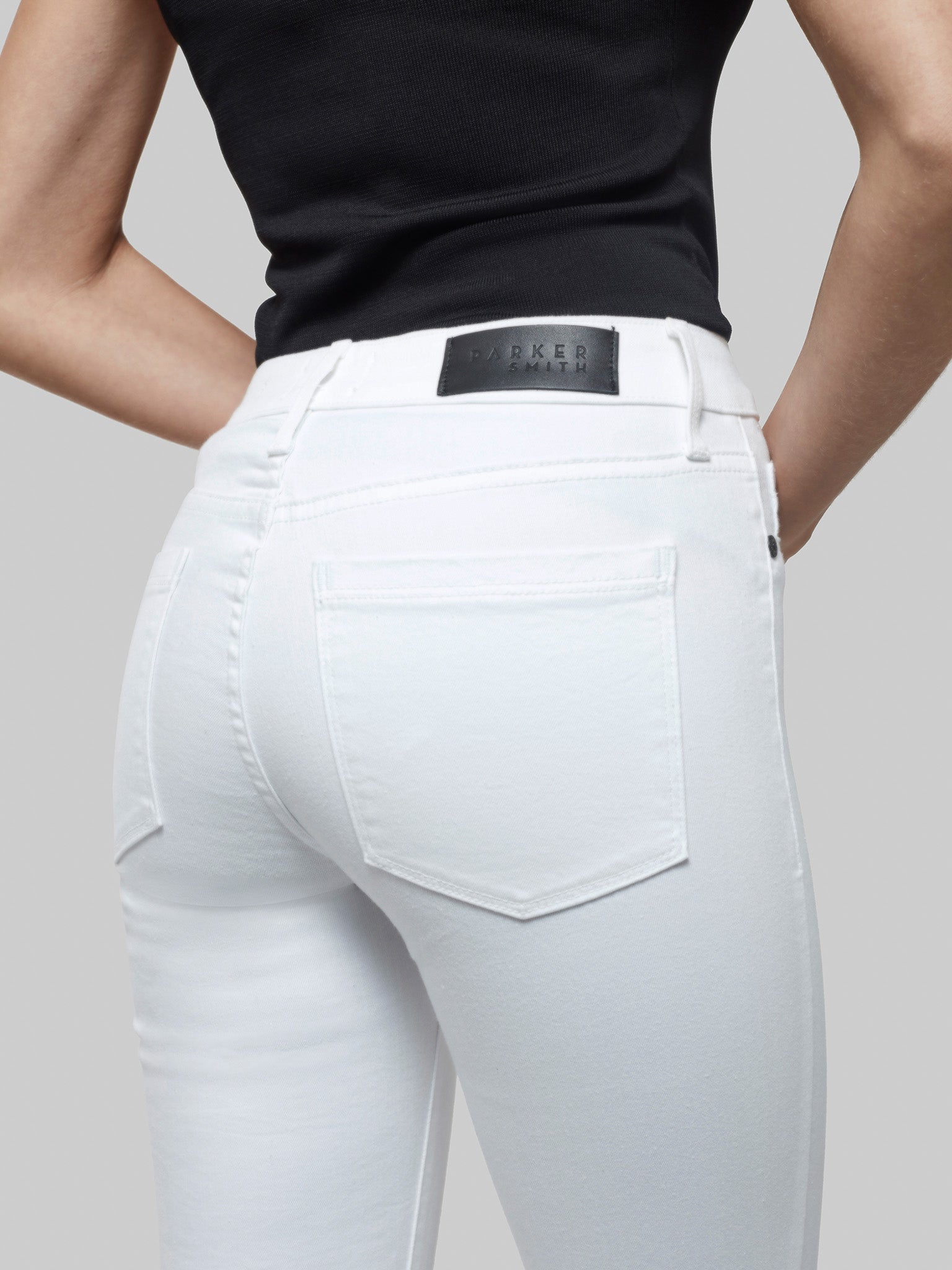 Bowery Skinny in Eternal White